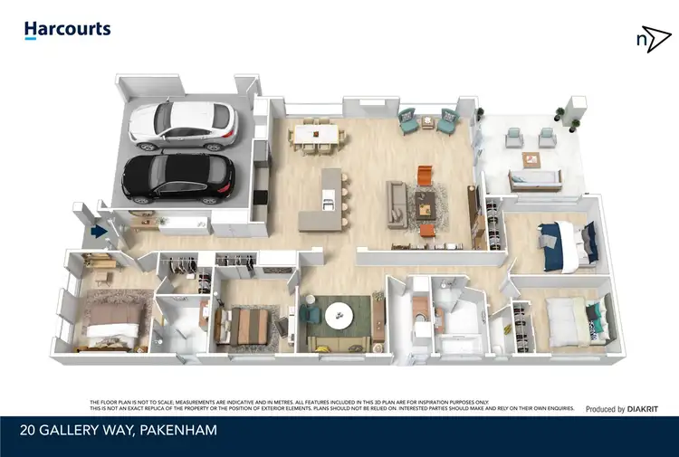 Floorplan of Homely house listing, 20 Gallery Way, Pakenham VIC 3810
