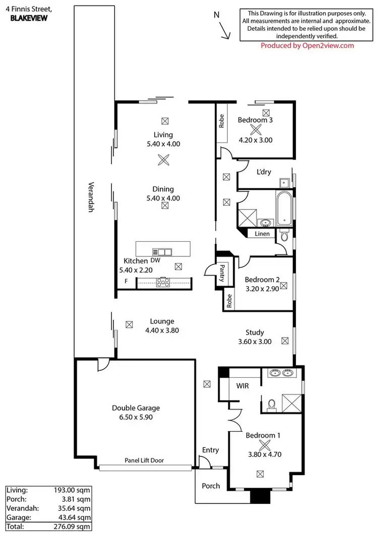Floorplan of Homely house listing, 4 Finnis Street, Blakeview SA 5114