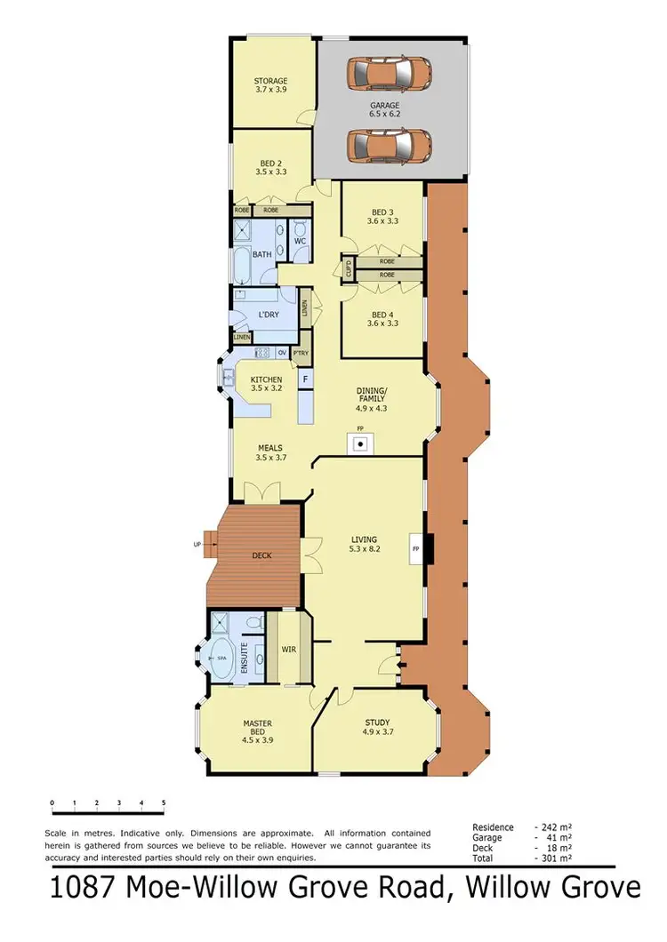 Floorplan of Homely house listing, 1087 Moe-Willow Grove Road, Willow Grove VIC 3825