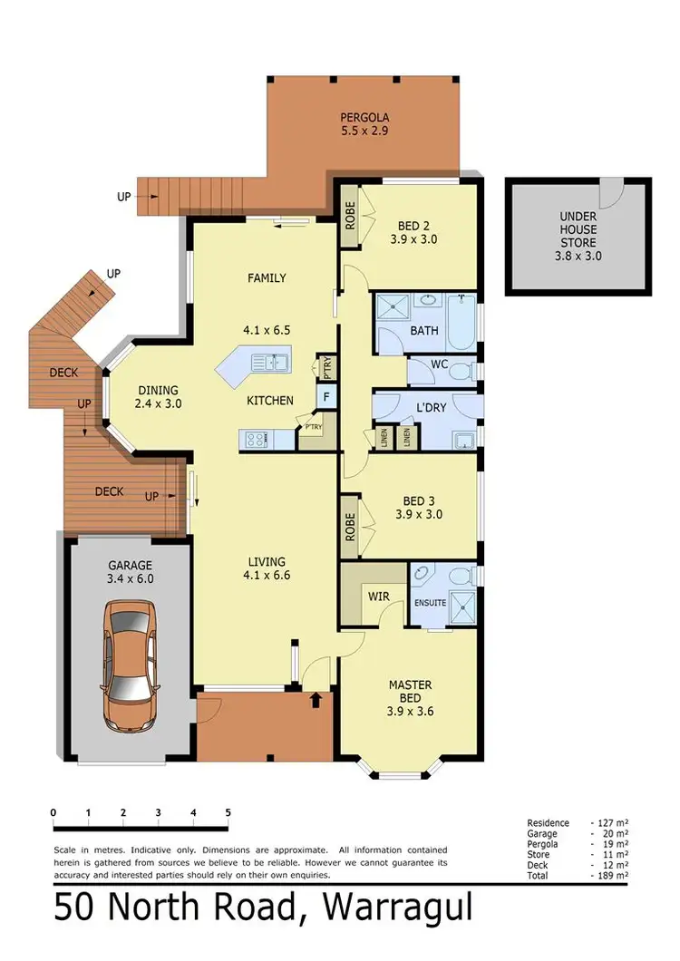 Floorplan of Homely house listing, 50 North Road, Warragul VIC 3820
