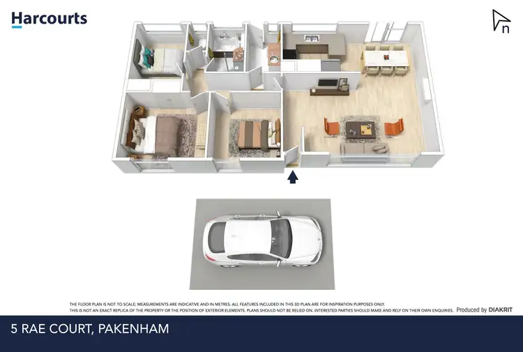 Floorplan of Homely house listing, 5 Rae Court, Pakenham VIC 3810