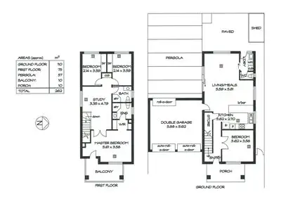 Floorplan of Homely house listing, 1B Bedford Street, Mansfield Park SA