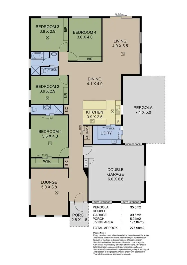 Floorplan of Homely house listing, 16 Duchess Court, Mount Barker SA 5251