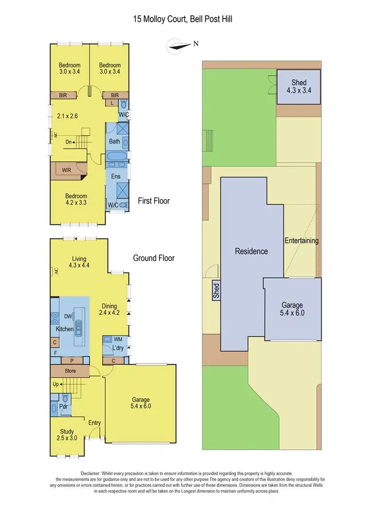 Floorplan of Homely house listing, 15 Molloy Court, Bell Post Hill VIC 3215