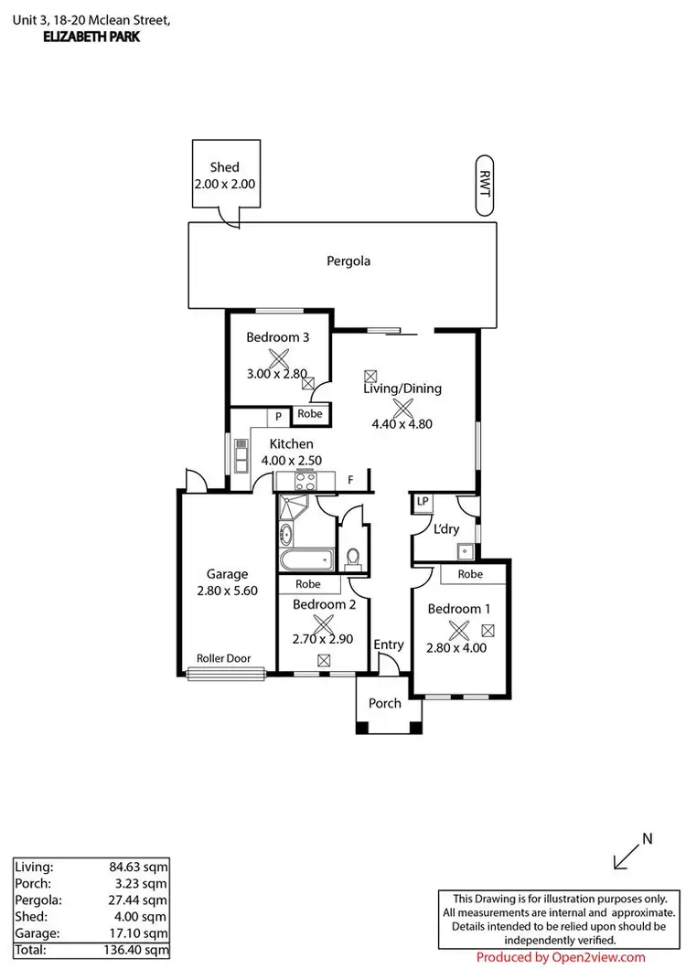 Floorplan of Homely house listing, 3/18 - 20 McLean Street, Elizabeth Park SA 5113