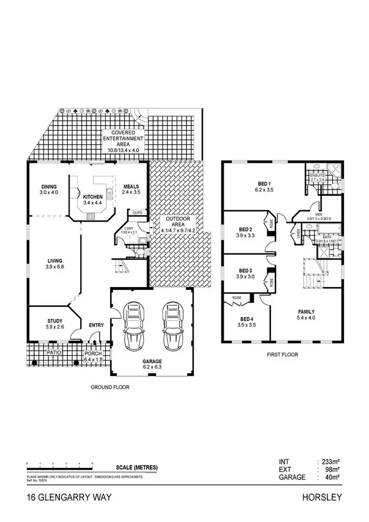 Floorplan of Homely house listing, 16 Glengarry Way, Horsley NSW 2530