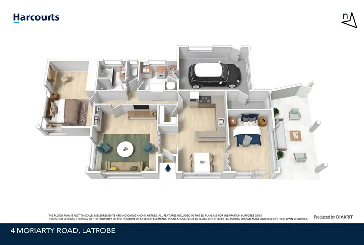 Floorplan of Homely house listing, 4 Moriarty Road, Latrobe TAS 7307