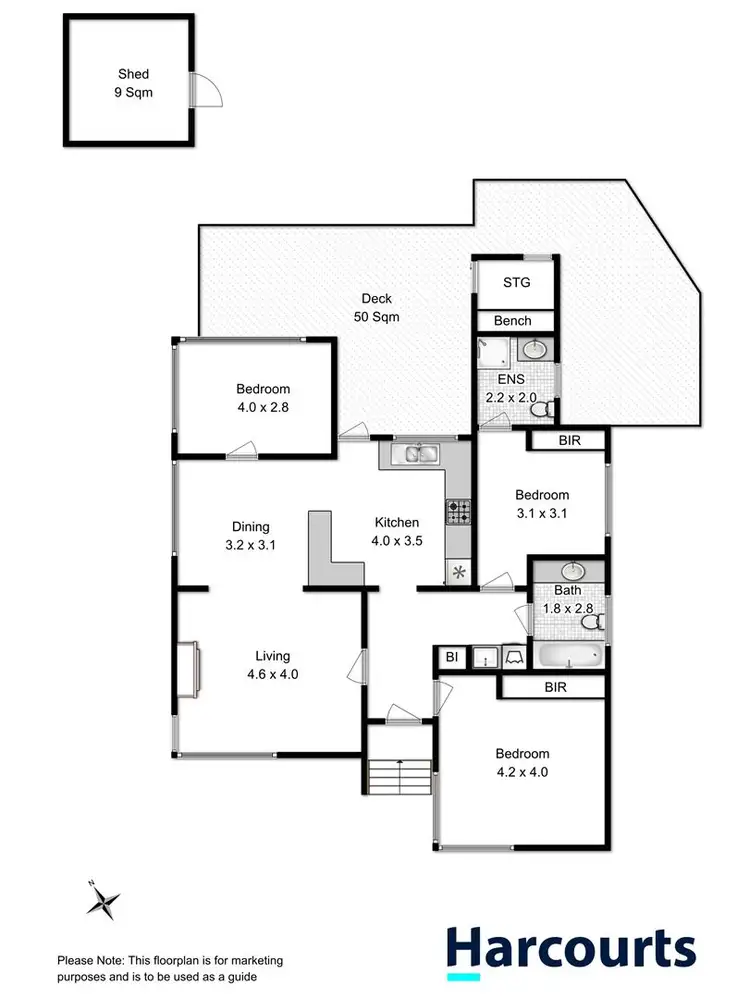 Floorplan of Homely house listing, 4 Clarence Street, Bellerive TAS 7018