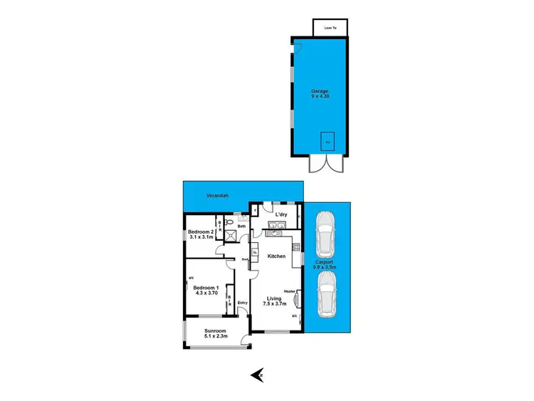 Floorplan of Homely house listing, 14 Jeanes Avenue, Glenelg North SA 5045