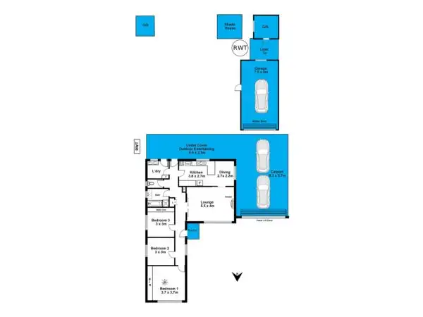 Floorplan of Homely house listing, 32 Gardiner Avenue, Warradale SA 5046