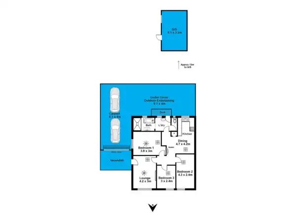 Floorplan of Homely house listing, 69 Cowan Street, Angle Park SA 5010