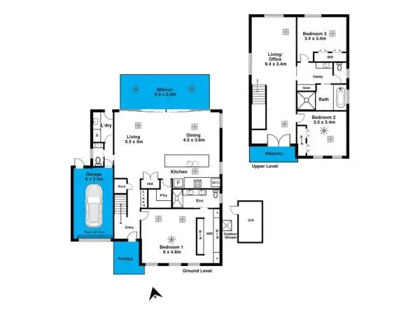 Floorplan of Homely house listing, 54A Holder Road, North Brighton SA 5048