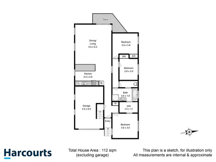 Floorplan of Homely house listing, 4 Norwich Lane, Howrah TAS 7018