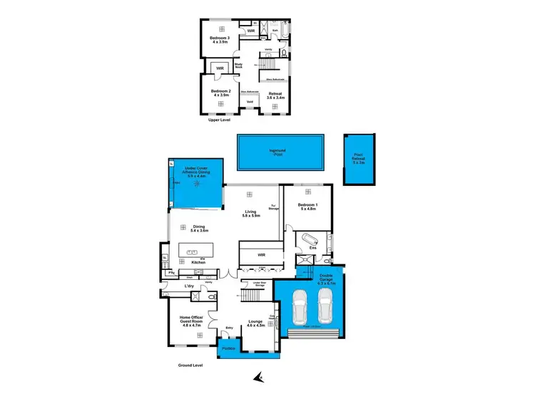 Floorplan of Homely house listing, 106 Highfield Drive, Craigburn Farm SA 5051