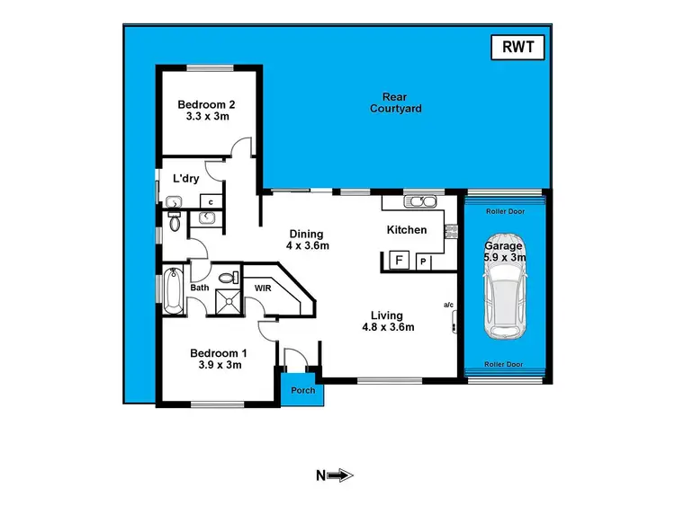 Floorplan of Homely house listing, 4 Windemere Street, Seacombe Gardens SA 5047