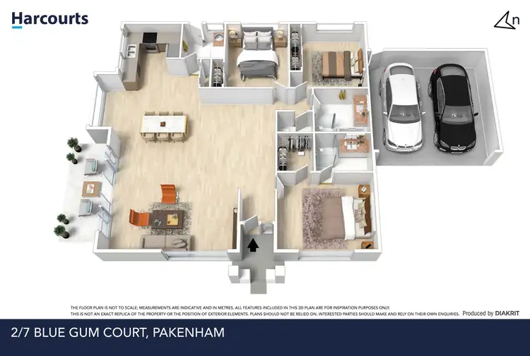 Floorplan of Homely unit listing, 2/7 Blue Gum Court, Pakenham VIC 3810