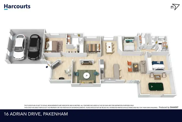 Floorplan of Homely house listing, 16 Adrian Drive, Pakenham VIC 3810