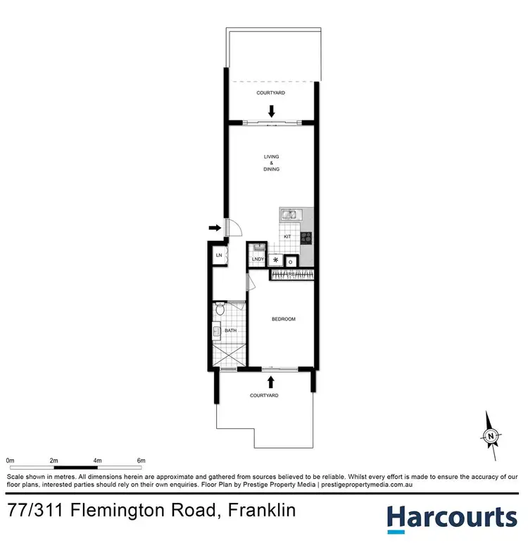 Floorplan of Homely unit listing, 77/311 Flemington Road, Franklin ACT 2913