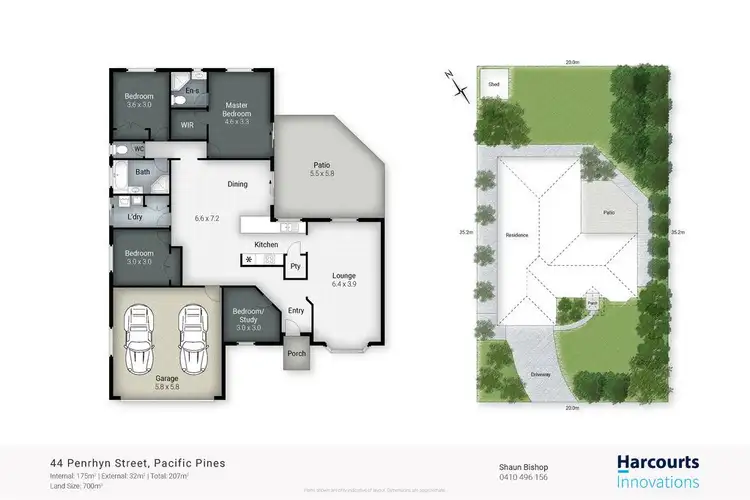Floorplan of Homely house listing, 44 Penrhyn Street, Pacific Pines QLD 4211