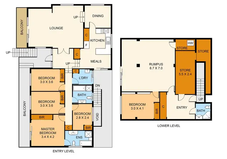 Floorplan of Homely house listing, 47 Hansen Road, Boronia VIC 3155