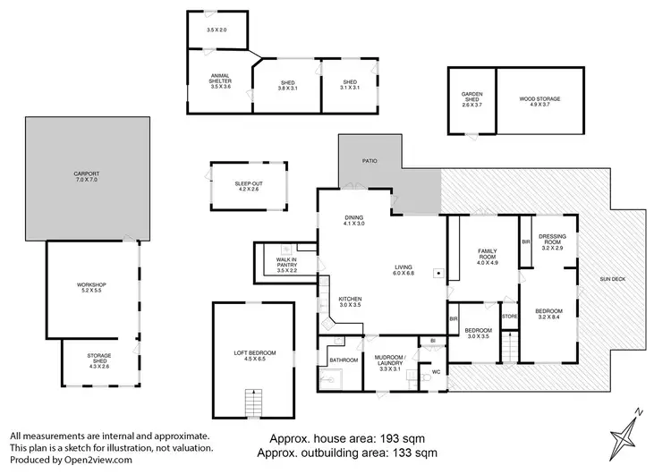 Floorplan of Homely house listing, 325 Glenbervie Road, Dover TAS 7117
