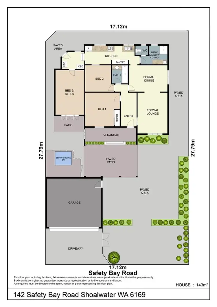 Floorplan of Homely house listing, 142 Safety Bay Road, Shoalwater WA 6169