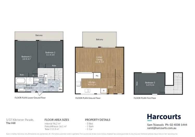 Floorplan of Homely apartment listing, 5/37 Kitchener Parade, The Hill NSW 2300