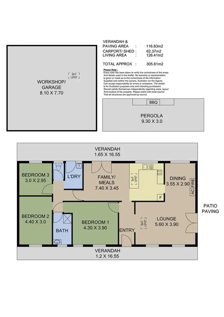 Floorplan of Homely house listing, 3 Allen Avenue, Mount Barker SA 5251