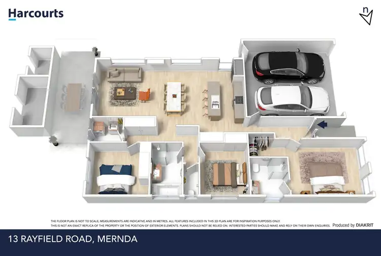 Floorplan of Homely house listing, 13 Rayfield Road, Mernda VIC 3754