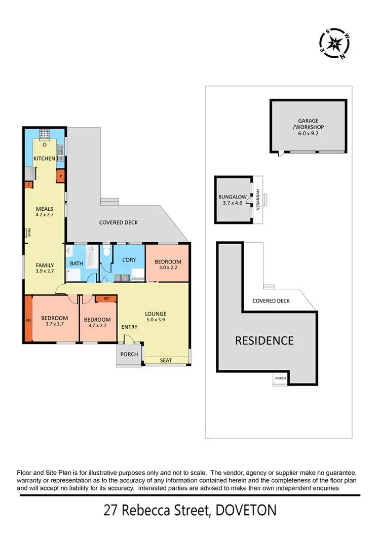 Floorplan of Homely house listing, 27 Rebecca Street, Doveton VIC 3177