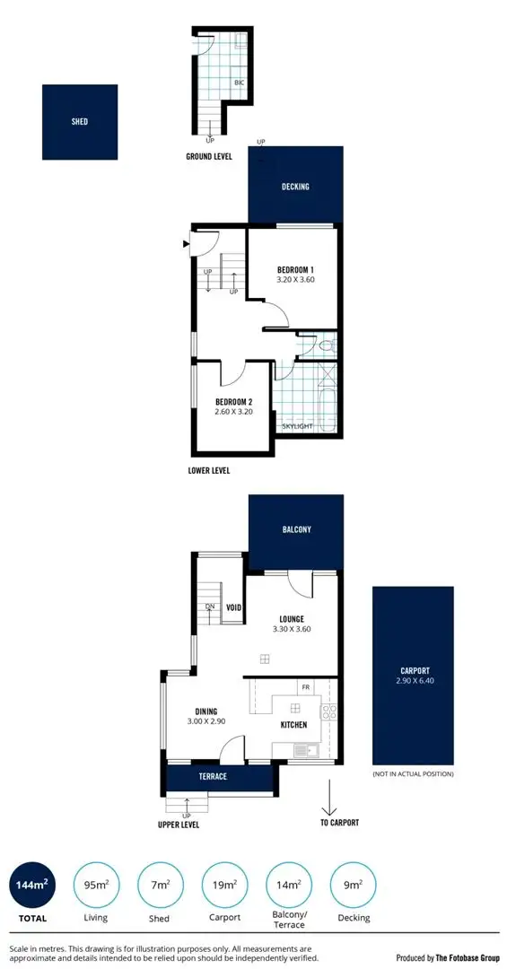 Floorplan of Homely townhouse listing, 5/25 Norton Summit Road, Woodforde SA 5072