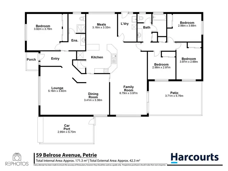 Floorplan of Homely house listing, 59 Belrose Ave, Petrie QLD 4502