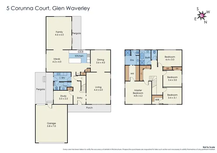 Floorplan of Homely house listing, 5 Corunna Court, Glen Waverley VIC 3150