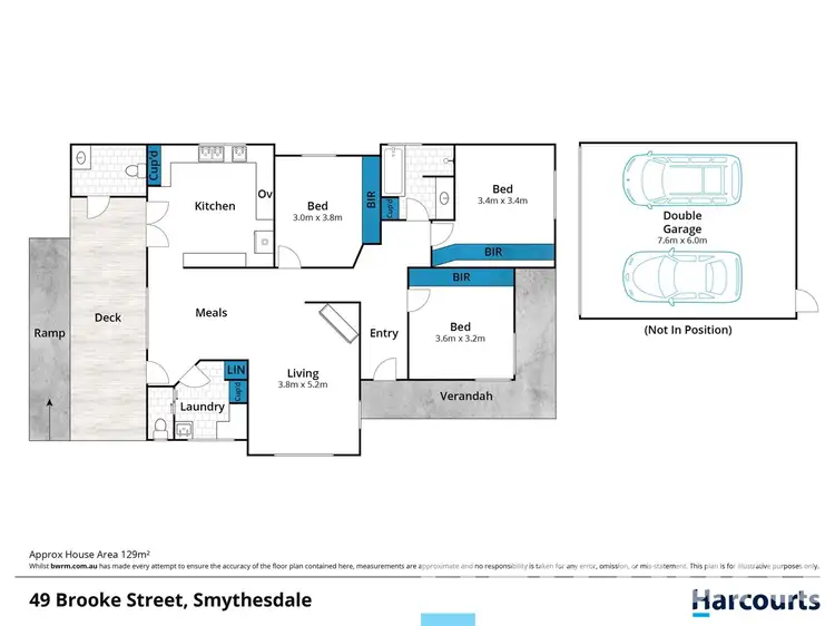 Floorplan of Homely house listing, 49 Brooke Street, Smythesdale VIC 3351