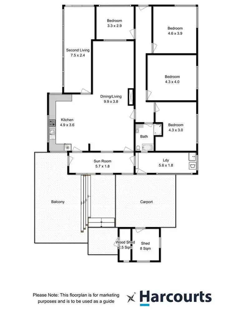 Floorplan of Homely house listing, 513 Eldon Road, Colebrook TAS 7027