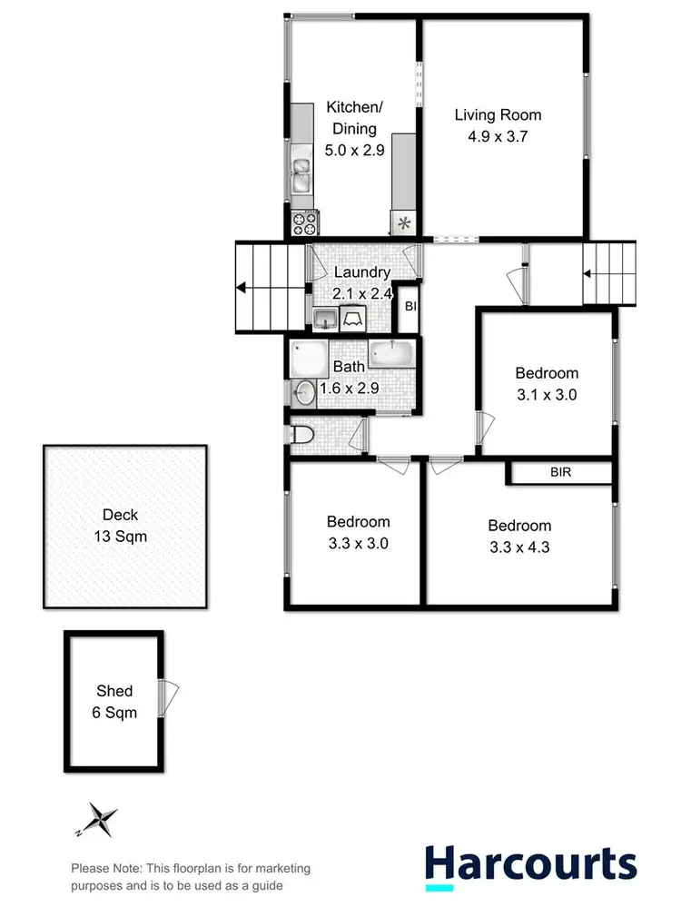 Floorplan of Homely house listing, 9 Arden Drive, Rokeby TAS 7019