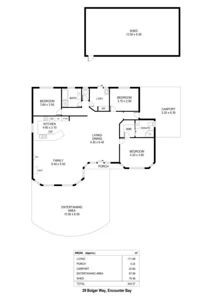 Floorplan of Homely house listing, 29 Bolger Way, Encounter Bay SA 5211