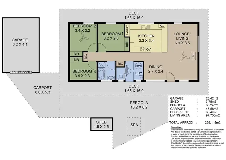 Floorplan of Homely house listing, 5 Timmins Road, Nairne SA 5252