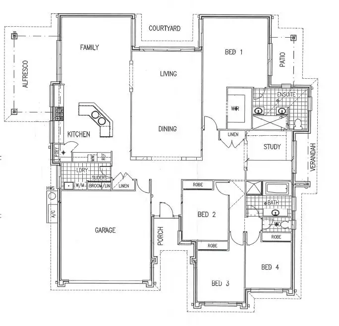 Floorplan of Homely house listing, 8 Whitecedar Circuit, North Lakes QLD 4509