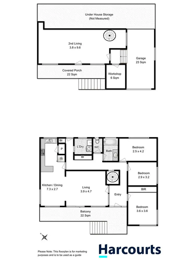 Floorplan of Homely house listing, 1 Marion Court, Lindisfarne TAS 7015