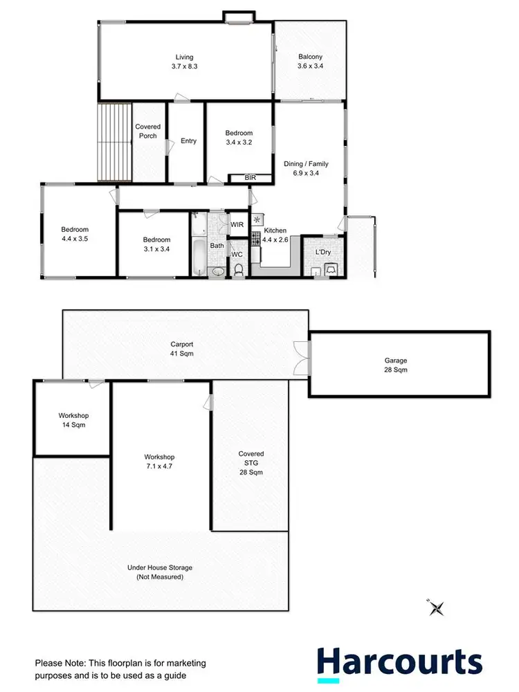 Floorplan of Homely house listing, 24 Dean Street, New Norfolk TAS 7140