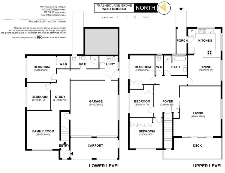 Floorplan of Homely house listing, 70 Ashbourne Grove, West Moonah TAS 7009