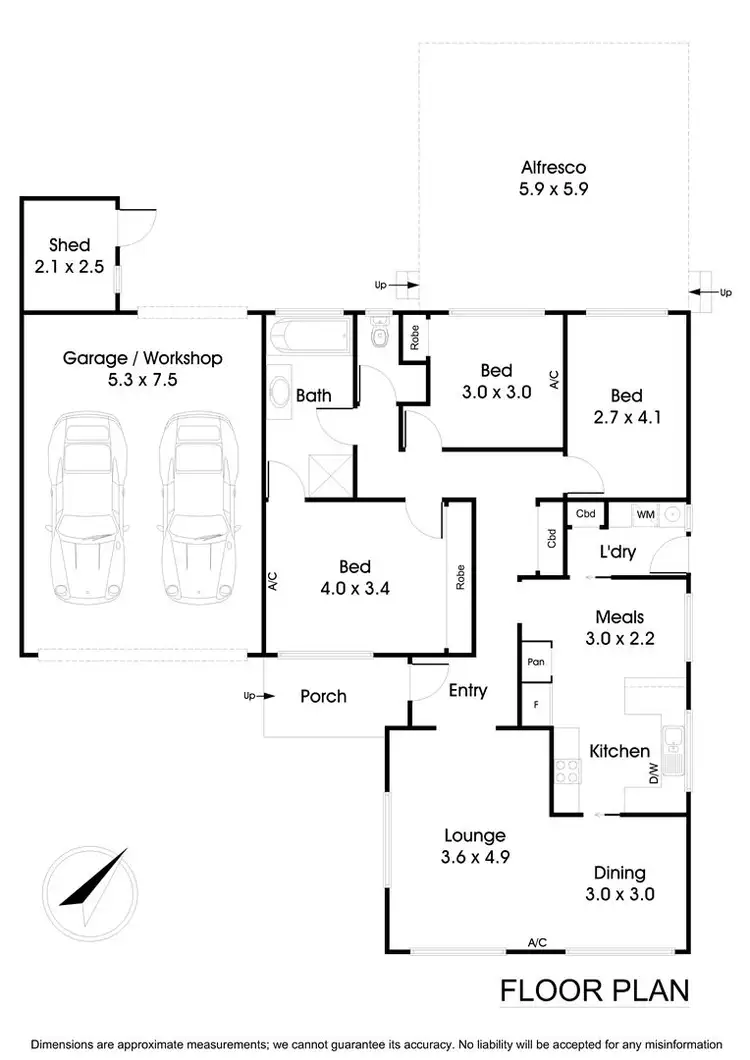 Floorplan of Homely house listing, 59 Rachelle Drive, Wantirna VIC 3152