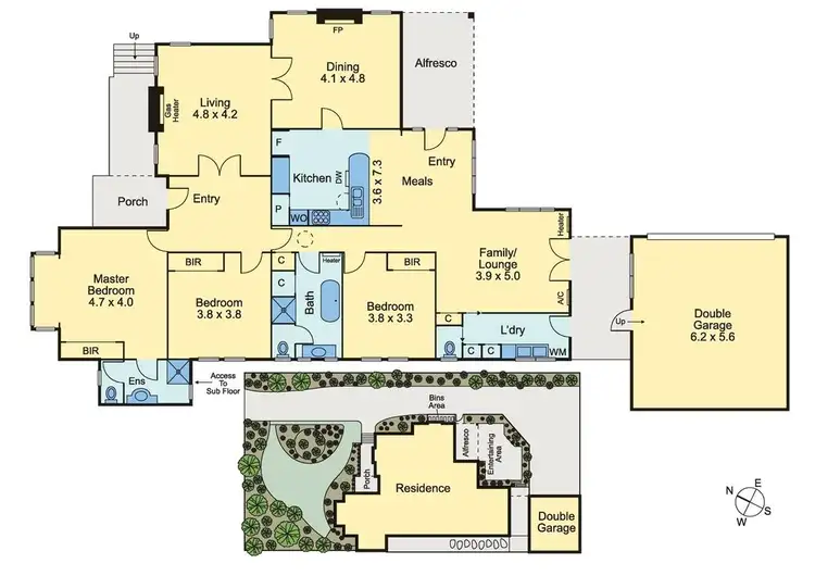 Floorplan of Homely house listing, 6 Carrick Street, Mont Albert VIC 3127