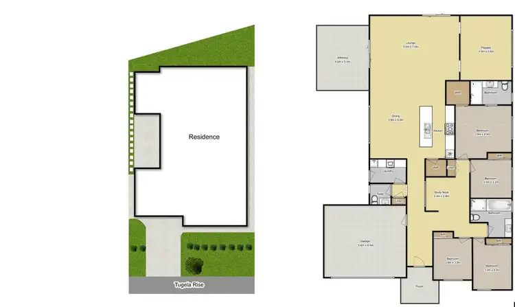 Floorplan of Homely house listing, 6 Tugela Rise, Edmondson Park NSW 2174