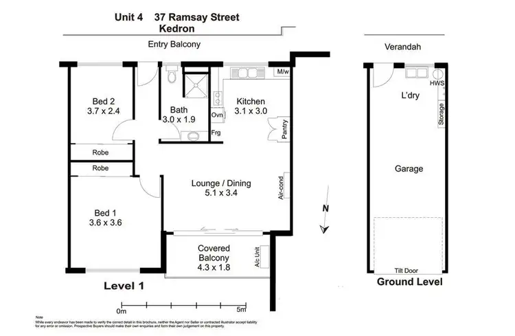 Floorplan of Homely unit listing, 4/37 Ramsay St, Kedron QLD 4031