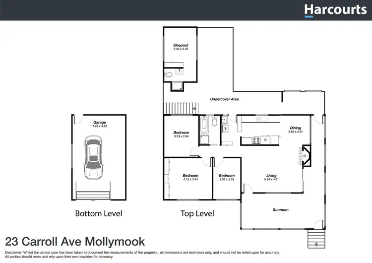 Floorplan of Homely house listing, 23 Carroll Avenue, Mollymook NSW 2539