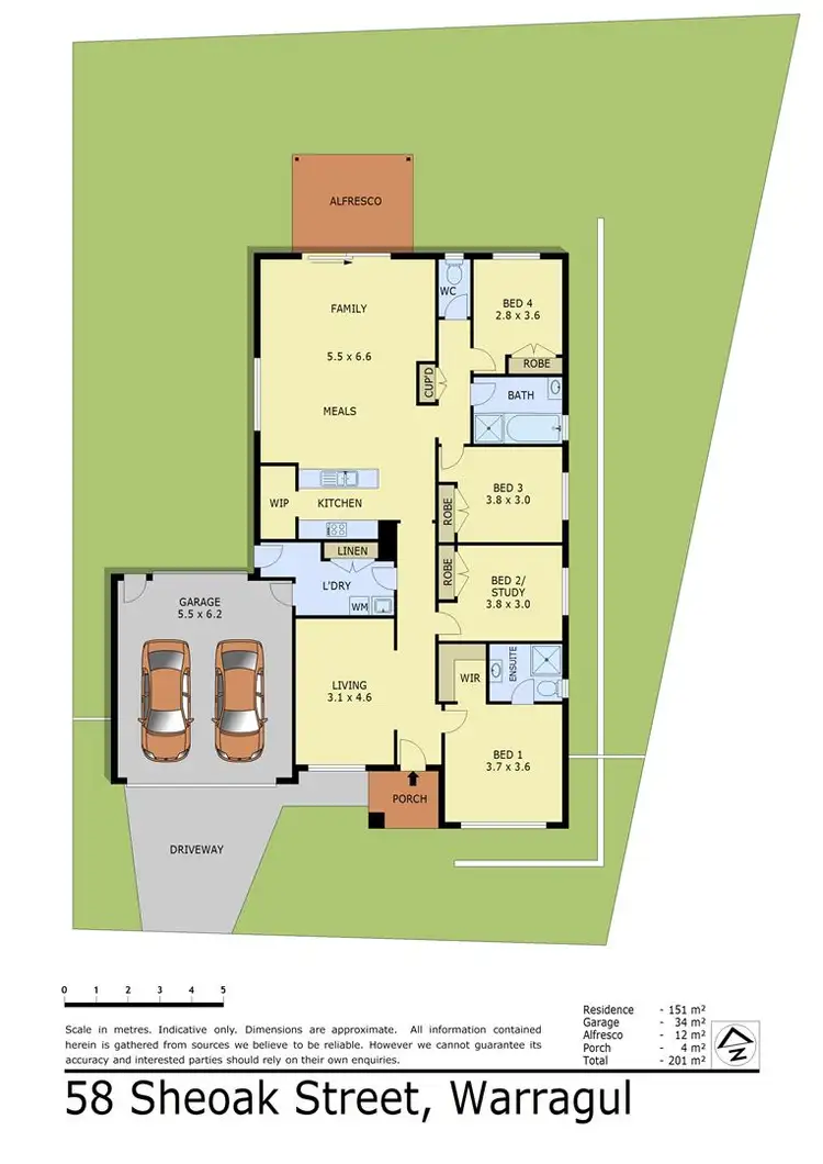 Floorplan of Homely house listing, 58 Sheoak Street, Warragul VIC 3820