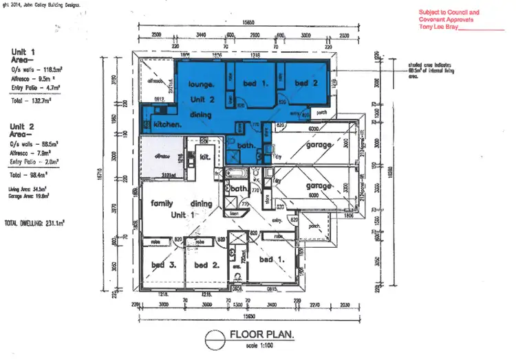 Floorplan of Homely semi-detached listing, 26 Cato Court, Torquay QLD 4655