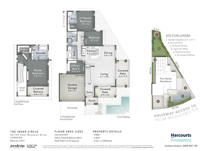 Floorplan of Homely house listing, 25/145 Palm Meadows Drive, Carrara QLD 4211